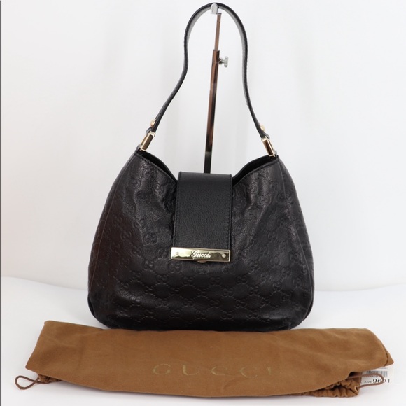 GUCCI Guccissima Leather Shoulder Bag